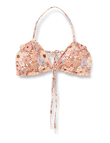 women'secret Damski zebrany wyjmowany biustonosz odważny, pomarańczowy nadruk, 34B