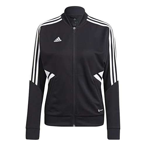 adidas Damska kurtka Con22 Tk JKT W, czarna/biała, XS, czarno-biały, XS