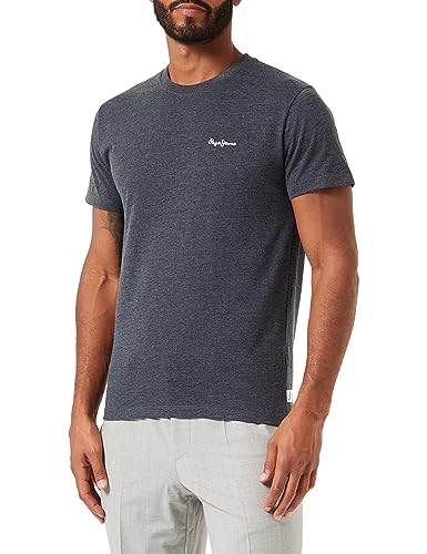 Pepe Jeans Koszulka męska Nouvel, Niebieski (Dulwich), M