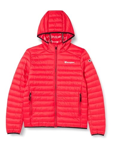 Champion Męska kurtka z kapturem Legacy Outdoor Small Logo, Intensywna czerwień, L