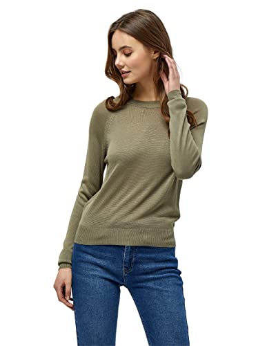 Desires Damski sweter Benelli, Zielony syrenki, XS
