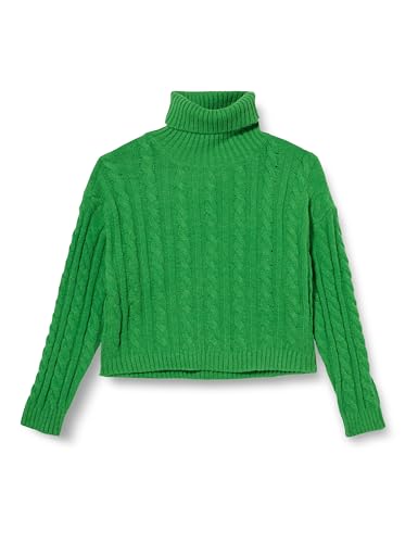 Libbi Damski sweter Twist z golfem akryl zielony rozmiar XL/XXL, zielony, XL