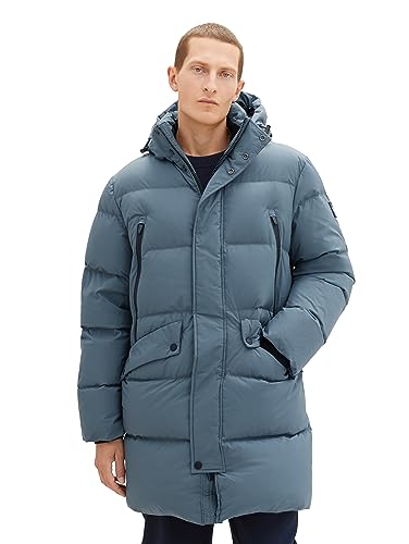 TOM TAILOR parka męska, 32506 - Dusty Dark Teal, XXL