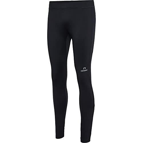 NewLine Męskie legginsy sportowe, czarne, XXXL, Czarny, 3XL