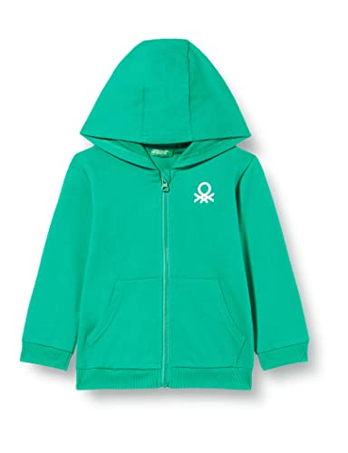 United Colors of Benetton Sweter chłopięcy kardigan, Bright Green 108, 12 Miesiące