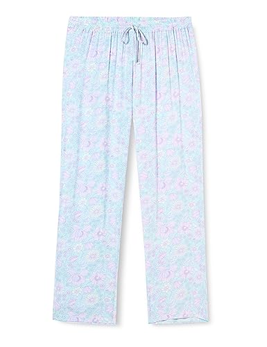 usha Damskie spodnie materiałowe 10226552, turkusowe, wielokolorowe, M, turkusowy wielokolorowy, M