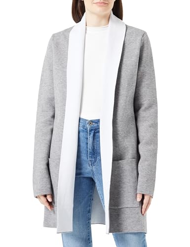 bridgeport Kardigan damski 39711820-BR02, szary biały melanż, M/L, Szary biały melanż, M-L