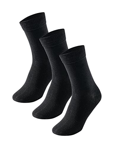 Uncover by Schiesser Skarpety męskie 3 pary, czarny, 39-42 EU