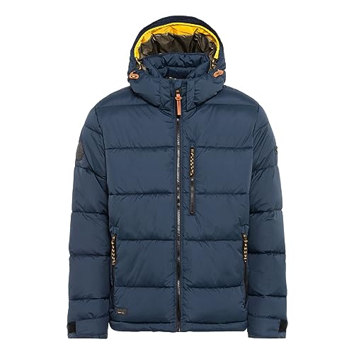 camel active Męska kurtka pikowana basic, zimowa, niebieski, 32
