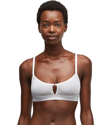 KARL LAGERFELD Biustonosz z koronką, damski Keyhole, Ivory, L