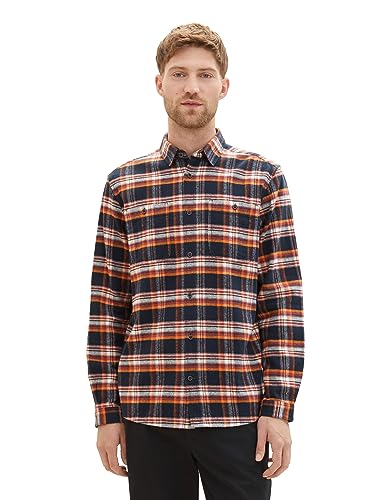 TOM TAILOR koszula męska, 32274 - Navy Colorful Check, S