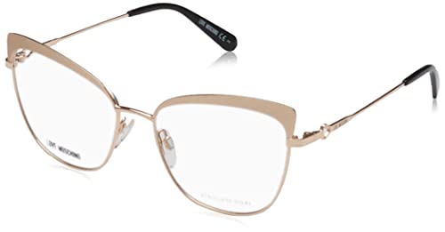 Love Moschino Damskie okulary przeciwsłoneczne Mol602, różowe złoto, 70, różowe złoto