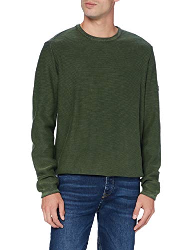 camel active sweter męski, zielony (Fir Green), S