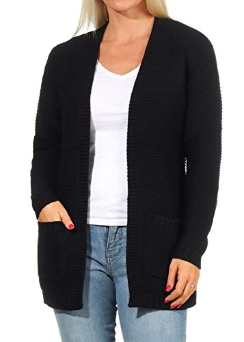 VERO MODA Vmno Name Ls kardigan Noos damski kardigan, czarny (czarny), XXL