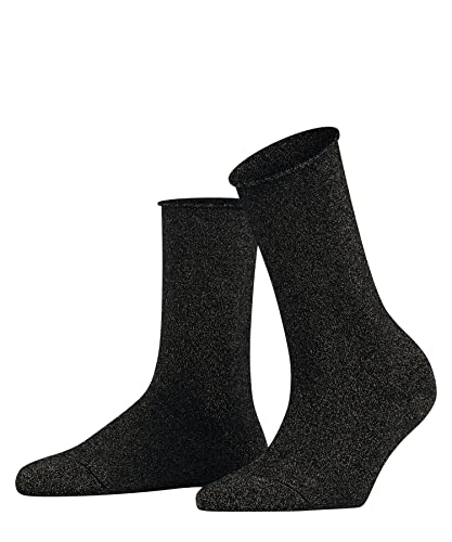 FALKE Kobiety Skarpety Shiny W SO Trwały Lyocell jednokolorowe 1 Para, Czarny (Black 3000), 35-38
