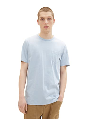 TOM TAILOR Denim Koszulka męska 1038462, 15159-Foggy Blue, XXL, 15159 – Foggy Blue, XXL