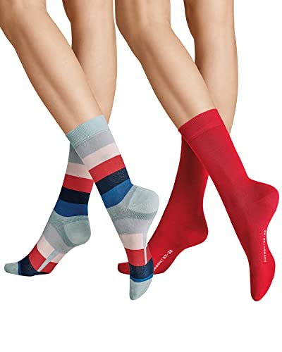 Hudson Skarpety damskie (2 sztuki), Pilly-Red, 39-42 EU