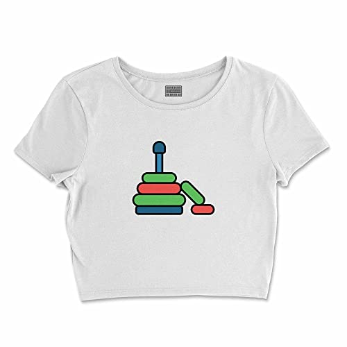 Bona Basics, Damski T-shirt basic, z nadrukiem cyfrowym, 100 bawełny, biały, swobodny, damski top, rozmiar: S, biały, S