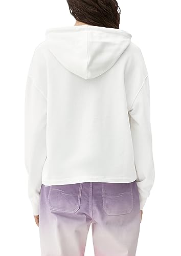 Q/S by s.Oliver bluza damska z kapturem, biały, S