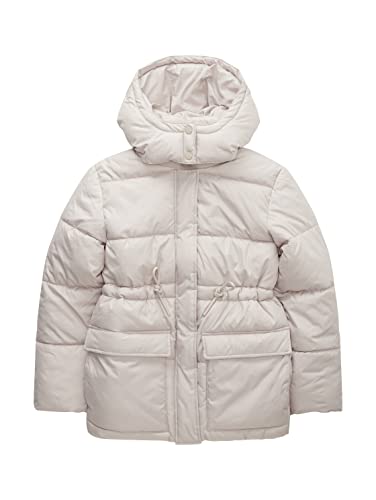 TOM TAILOR Dziewczęta Dziecięca kurtka zimowa z kapturem 1033324, 30026 - Cloud Grey, 164