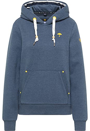 Schmuddelwedda Damska bluza z kapturem, granatowy, XXL (DE)