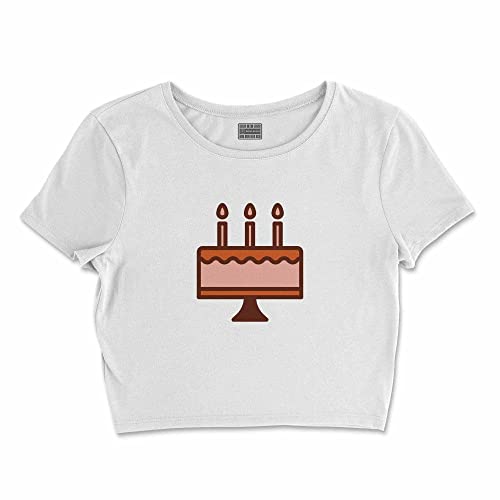 Bona Basics, Damski T-shirt basic, z nadrukiem cyfrowym, 100 bawełny, biały, swobodny, damski top, rozmiar: L, biały, L Krótki