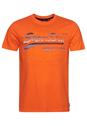 Superdry Vintage VL Cali tee Koszula męska, New House Orange Marl, S