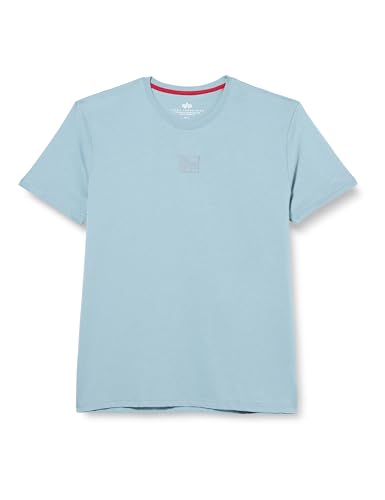 ALPHA INDUSTRIES Label T Koszulka męska, 134-greyblue, S