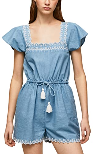 Pepe Jeans Sukienka damska Angela, NIEBIESKI, L