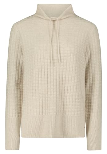 Betty & Co Dover damski sweter z dzianiny, krótki rękaw 1/1, Light Brown Melange, 40