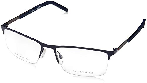 Tommy Hilfiger Okulary przeciwsłoneczne unisex, Ku0/18 Mtblue Ruthe, 57