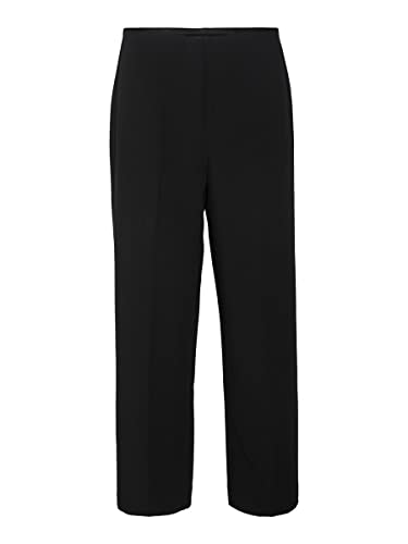 VERO MODA Vmsandy Hr Straight Ankle Pant Noos spodnie damskie, czarny, (M) W / 32L