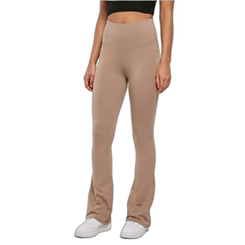 Urban Classics Legginsy z dżerseju Stretch dla kobiet spodnie do jogi, Kolor: Szarobrązowy, 4XL