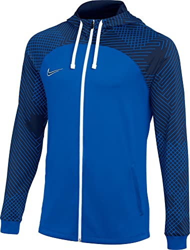 Nike Męska kurtka M Nk Df Strk Hd Trk Jkt K, błękit królewski/obsydian/biały, DH8768-463, S