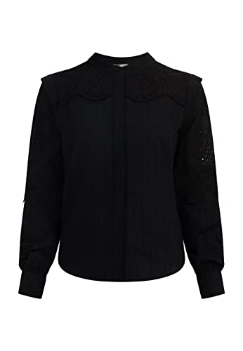 DreiMaster Vintage Damska bluzka z długim rękawem idem 37326298, czarna, XL, czarny, XL