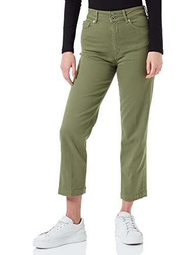 Love Moschino Damskie spodnie na co dzień, ZIELONY, 60