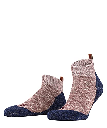 FALKE Mężczyźni Kapcie Lodge Homepad M HP Bawełna z wypustkami na podeszwie 1 Para, Czerwony (Oxford 8430), 43-44