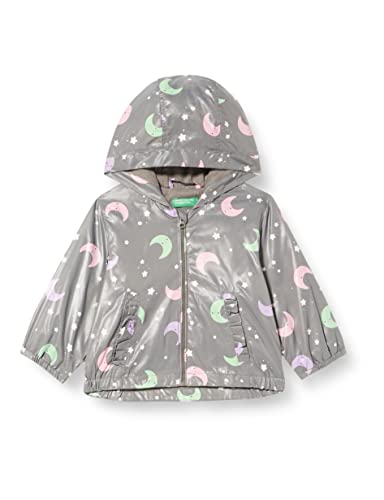 United Colors of Benetton Kurtka dziewczęca, Wielokolorowa 62q, 74 cm