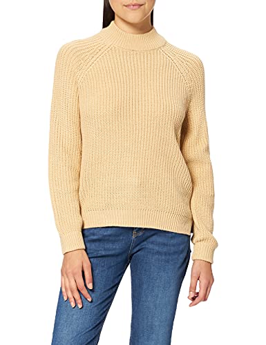 VERO MODA Sweter damski Vmlea Ls Highneck Blouse Noos, WHITE PEPPER, L