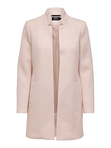 ONLY Onlsoho Coatigan Otw Noos Płaszcz z mieszanki wełny Kobiety, Melanż, różowy dym, 3XL