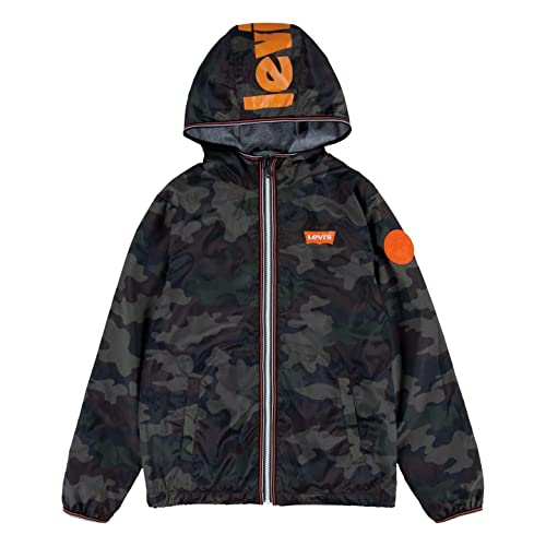 Levi's Kids LVN Essential wiatrówka dla chłopców, Thyme/Navy Camo, 12 Lat