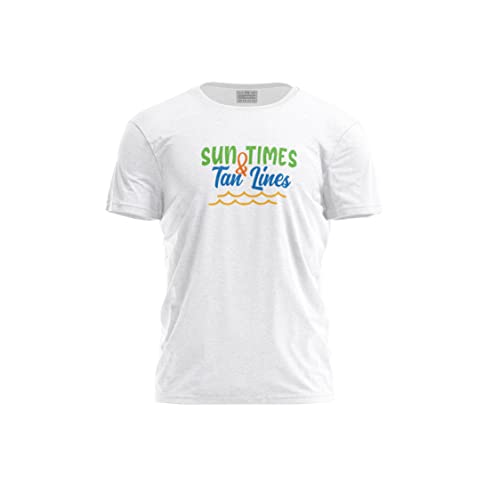Green Fish, Męski T-shirt z cyfrowym nadrukiem,% 100 bawełna, biały, na co dzień, męskie topy, rozmiar: M, biały, M
