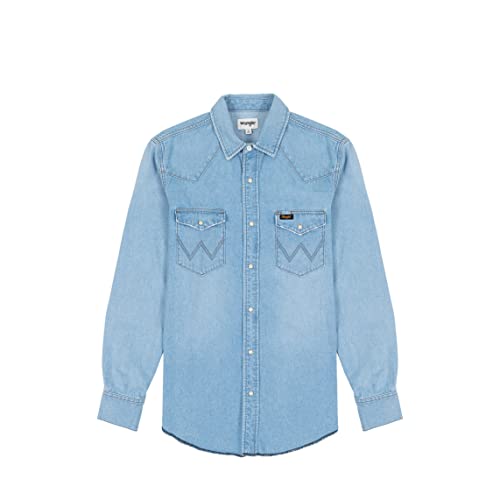 Wrangler Koszula męska Heritage, SUNFADE, S, Sunfade, S