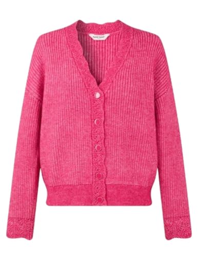 Naf Naf Mkenza Kamizelka Kardigan Damska, Fuschia Chiny, S