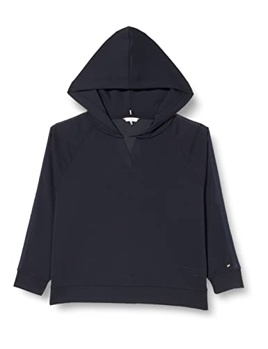 Tommy Hilfiger Damska bluza z kapturem RLX VISC Interlock O-NK, pustynne niebo, XXL