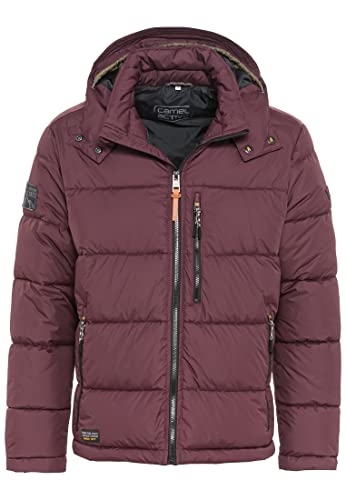 camel active Męska bluzka 430180/8X33, Merlot, 56, Merlot