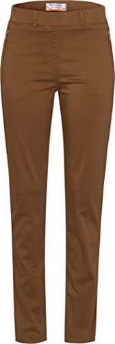 Raphaela by Brax Damskie spodnie w stylu Lavina zimowe bawełniane super slim, Tabac, 34W / 32L