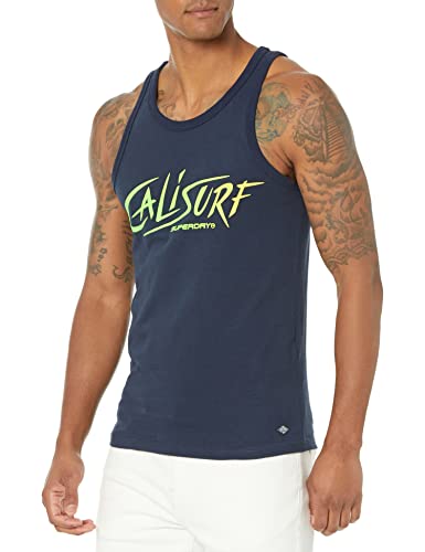 Superdry Vintage Cali Vest Koszulka męska, Atlantic Navy, L
