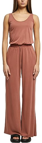 Urban Classics Damskie Long Sleevless Modal Jumpsuit T-Shirt Damski, Terakota, XL