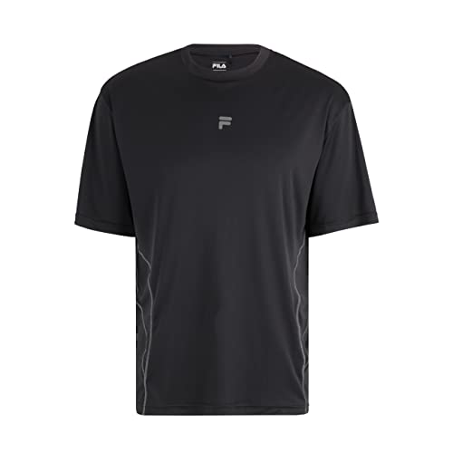 FILA Ronchin Oversized t-shirt męski, czarny, L